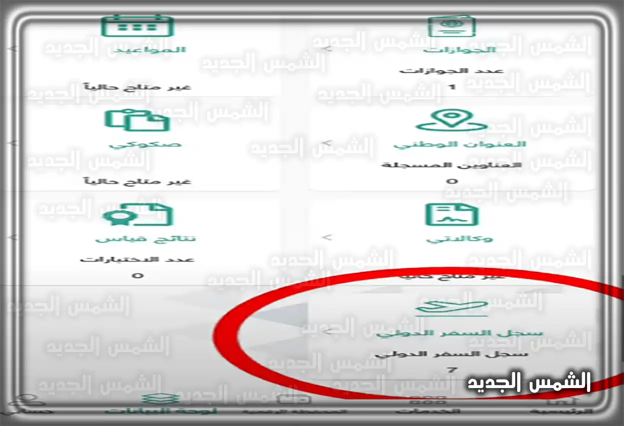 خطوة 4: الاطلاع على تفاصيل الرحلات في سجل السفر