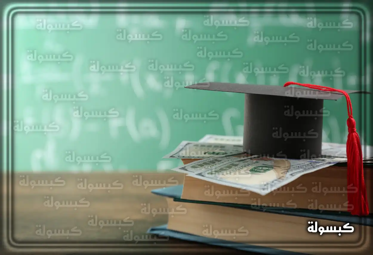 طالب جامعي يدرس استعداداً للتقديم على منحة داخلية