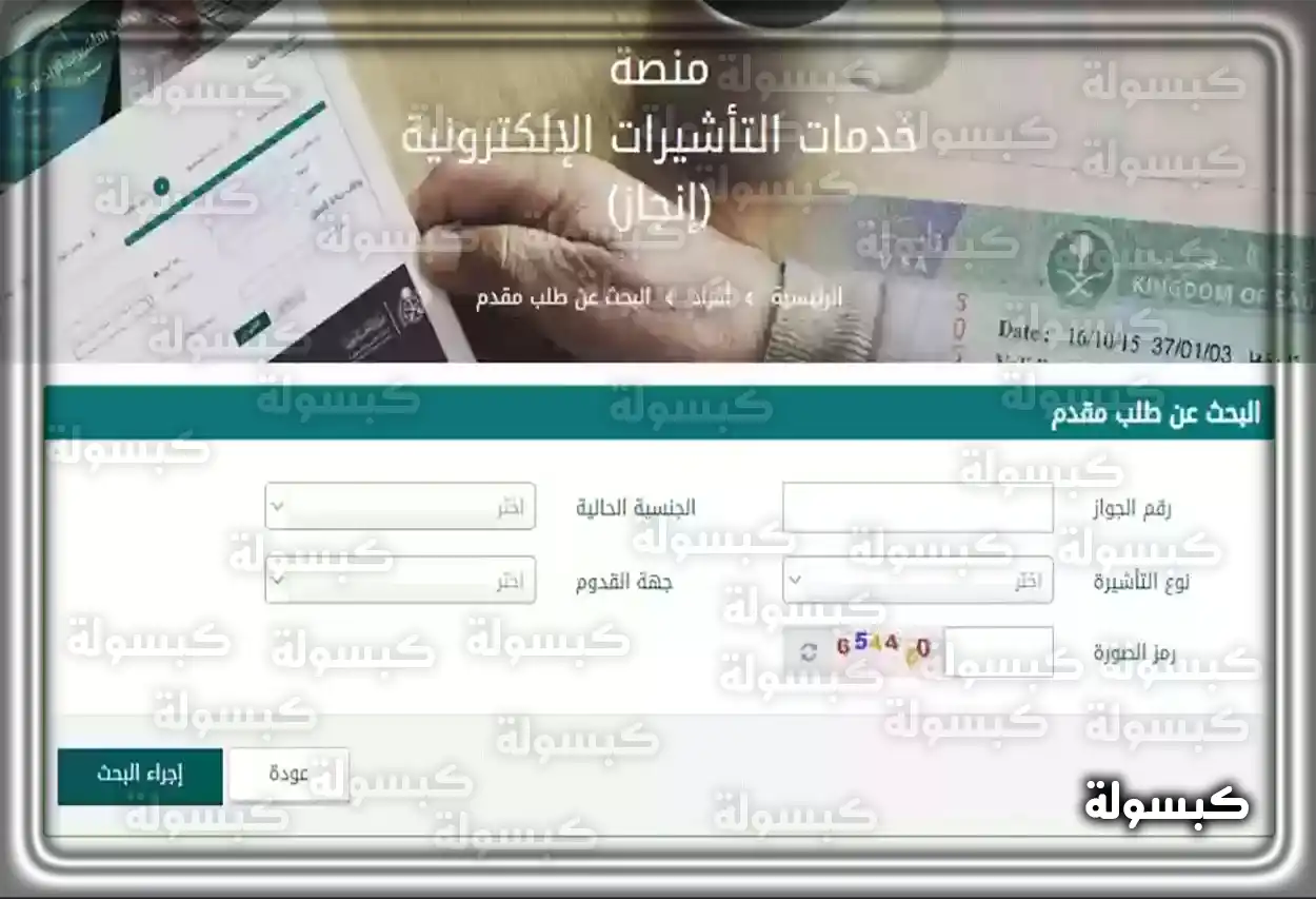خطوات الاستعلام عن تأشيرة السعودية برقم الجواز عبر منصة إنجاز