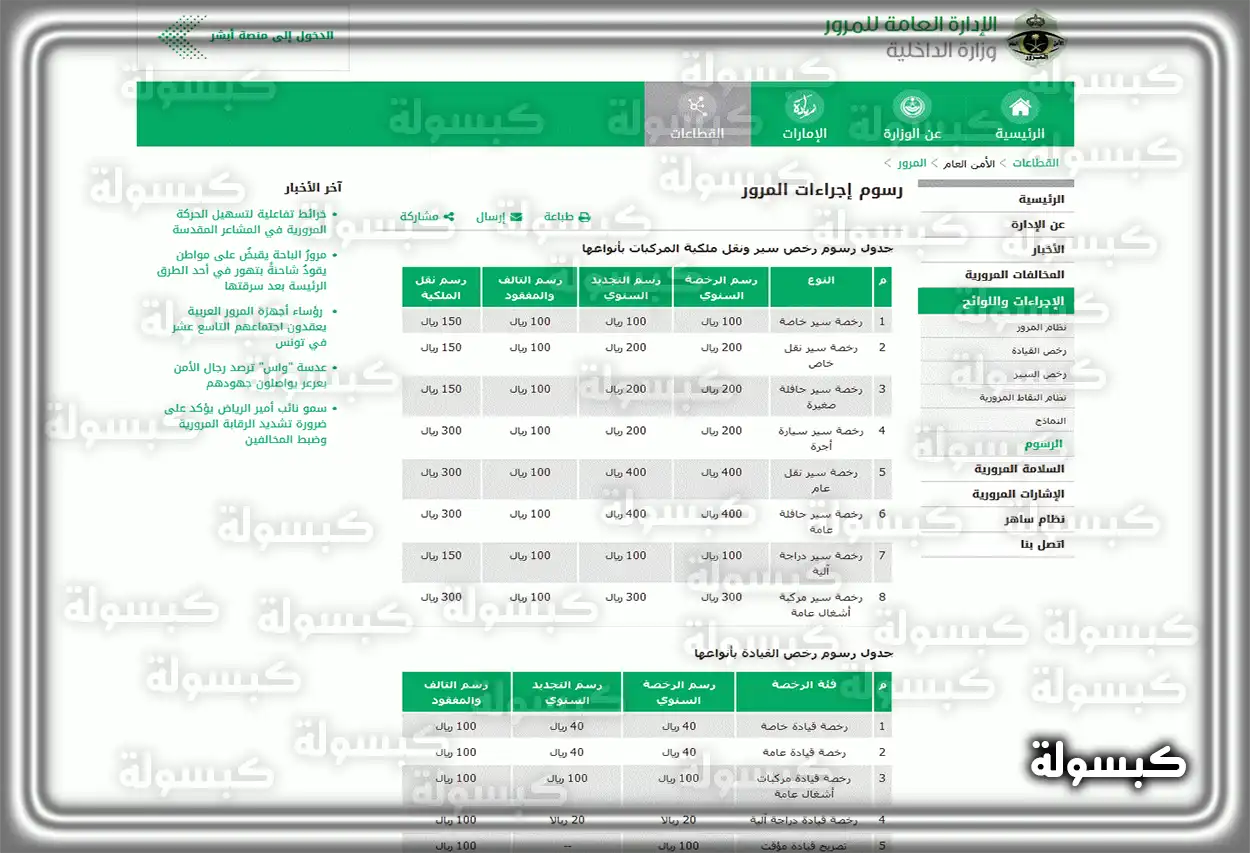 شروط رخصة القيادة للرجال