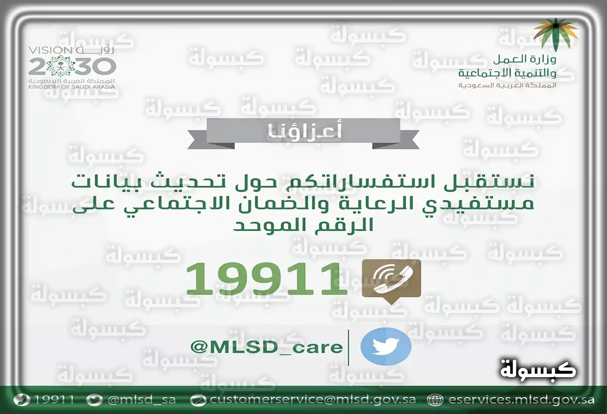 خدمات وزارة الموارد البشرية الإلكترونية