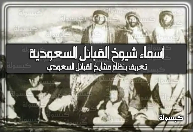 أسماء شيوخ القبائل في السعودية 2026 – 1447