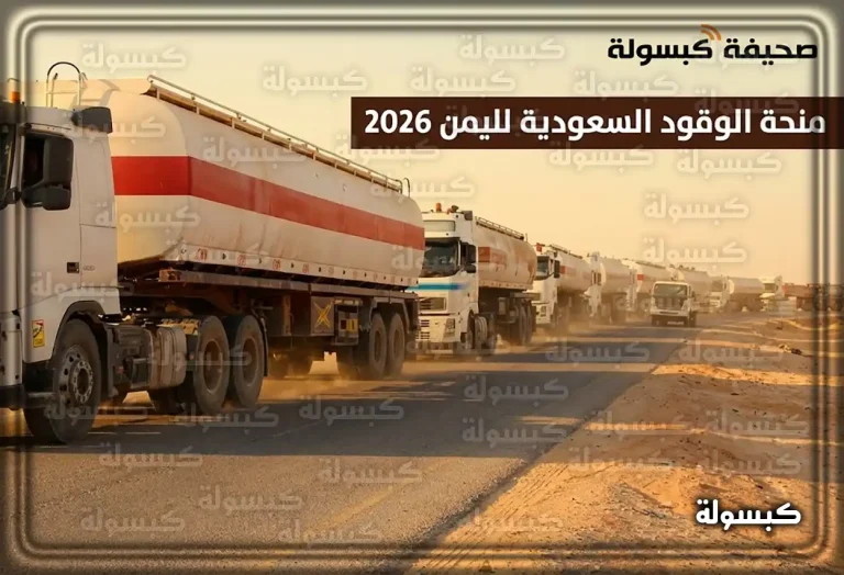 رسمياً: تفاصيل وصول المشتقات النفطية السعودية لمحطات كهرباء اليمن 2026 – 1447