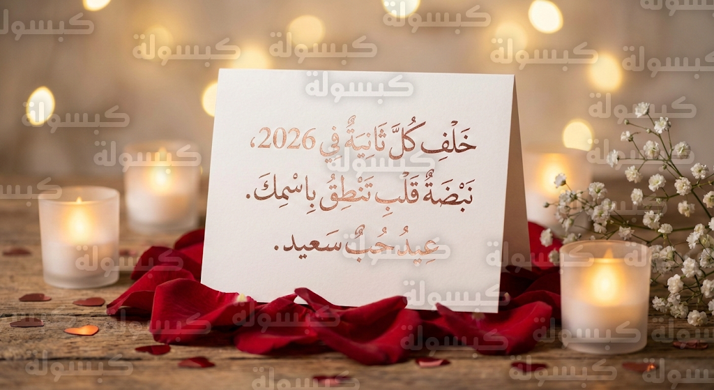 أجمل خواطر عيد الحب 2026: قائمة رسائل رومانسية جاهزة للنسخ والمشاركة عبر المنصات