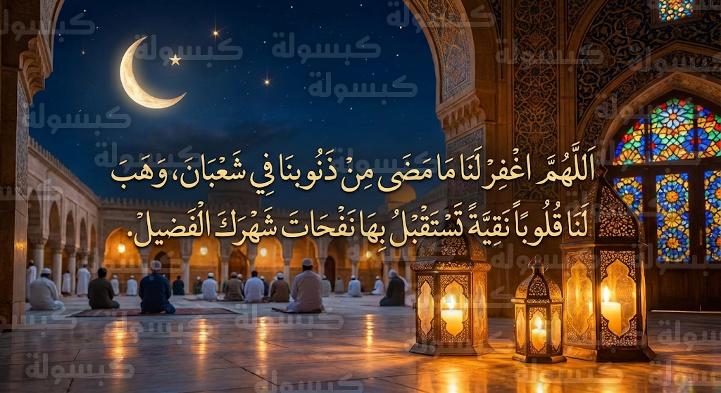 دعاء آخر جمعة قبل رمضان