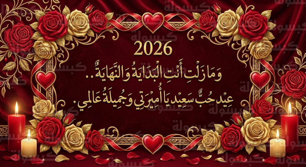 رسالة عيد الحب لزوجتي 2026: إليكم أرقى النماذج.. الرسائل المكتوبة تتفوق على الهدايا المادية