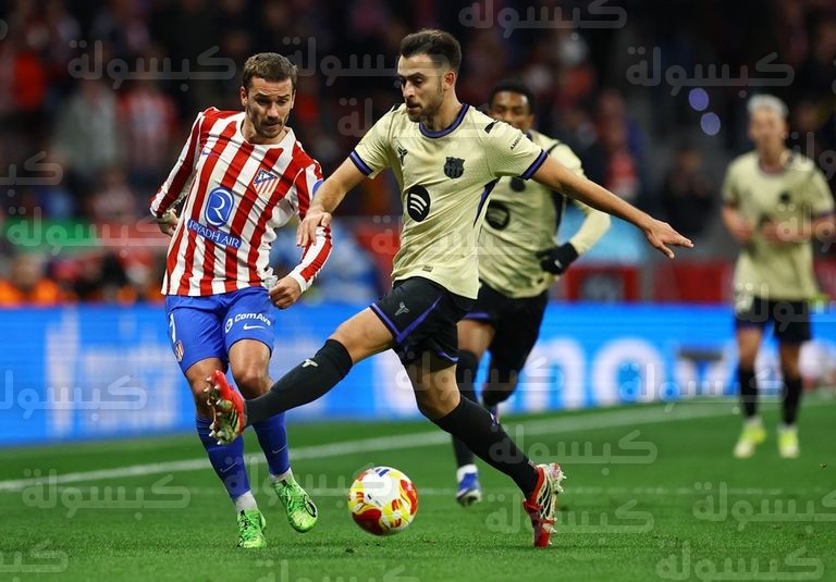 احتفالات لاعبي أتلتيكو مدريد بالفوز على برشلونة 2026