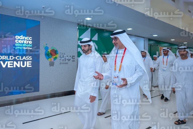 الشيخ حمدان بن محمد بن راشد آل مكتوم يتفقد ألعاب الماسترز 2026