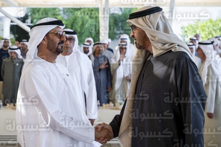 الشيخ محمد بن زايد يستقبل قادة الصف الثاني 2026 - وام