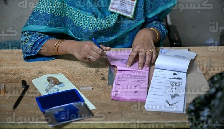 جانب من عملية التصويت في بنغلاديش 2026