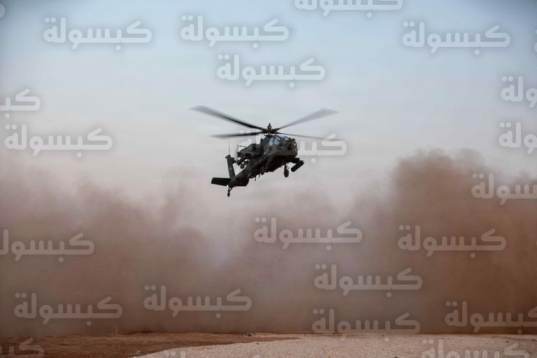 عناصر من القوات الأمريكية في سوريا أثناء عملية الإخلاء