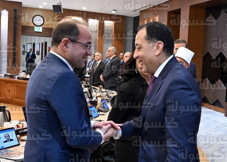 جانب من اجتماع مجلس الوزراء المصري برئاسة الدكتور مصطفى مدبولي لعام 2026
