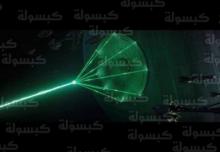 رسم تخيلي للثقب الأسود وهو يطلق تدفقات الطاقة