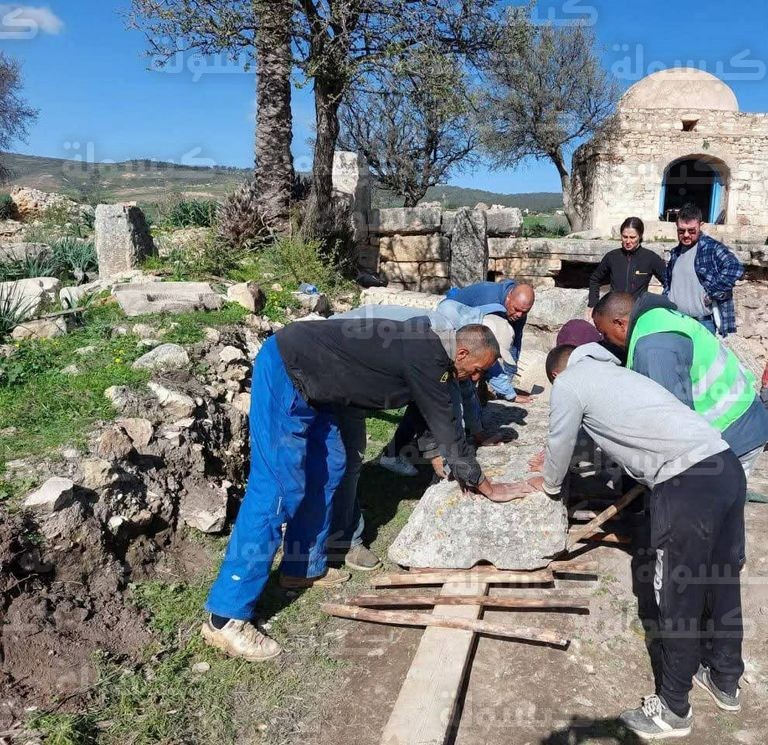 لوحات فسيفساء بيزنطية مكتشفة في باجة