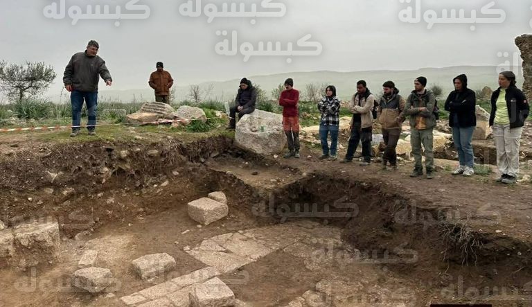 أعمال التنقيب المشتركة في موقع هنشير الماطرية