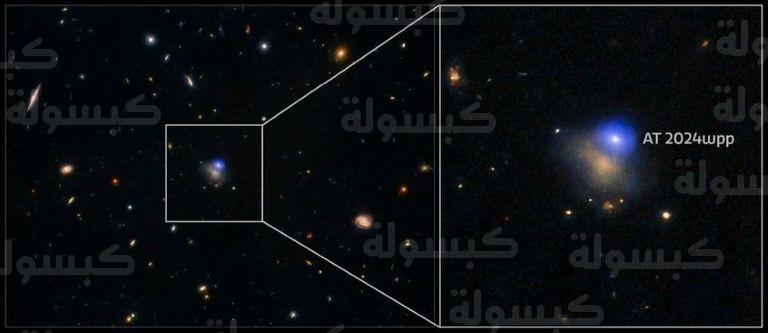 تفاعل نجم مع ثقب أسود، من الأحداث التي يمكن أن تنتج ومضة زرقاء خاطفة