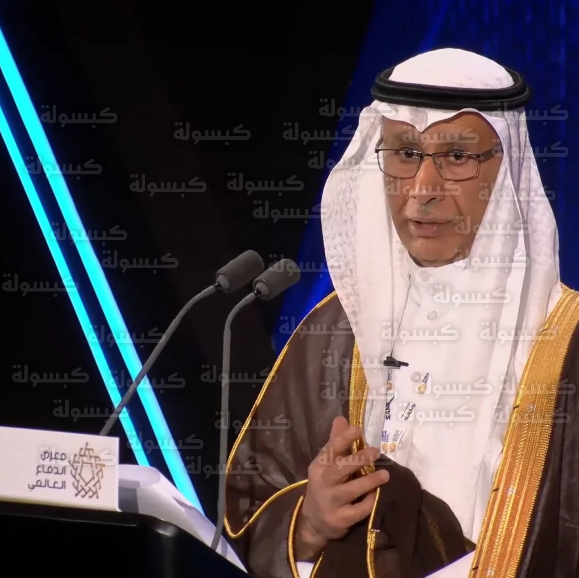 أحمد العوهلي محافظ الهيئة العامة للصناعات العسكرية في معرض الدفاع العالمي 2026