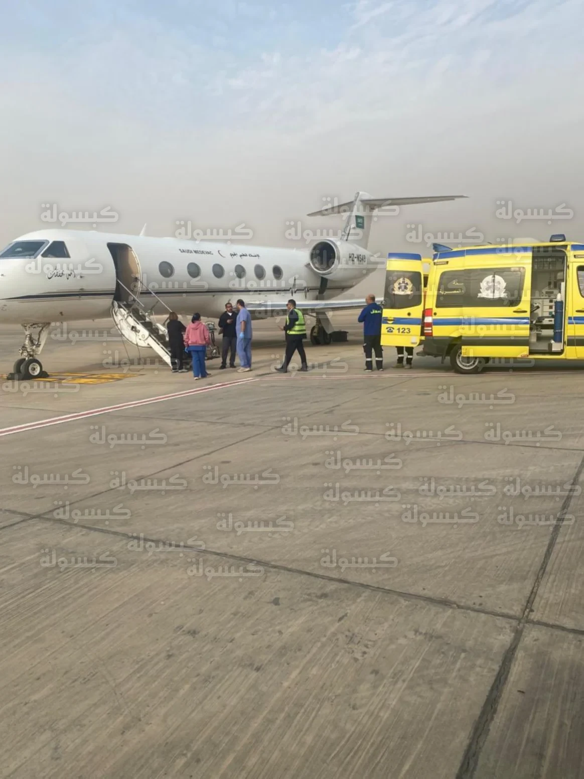 الإخلاء الطبي الجوي السعودي