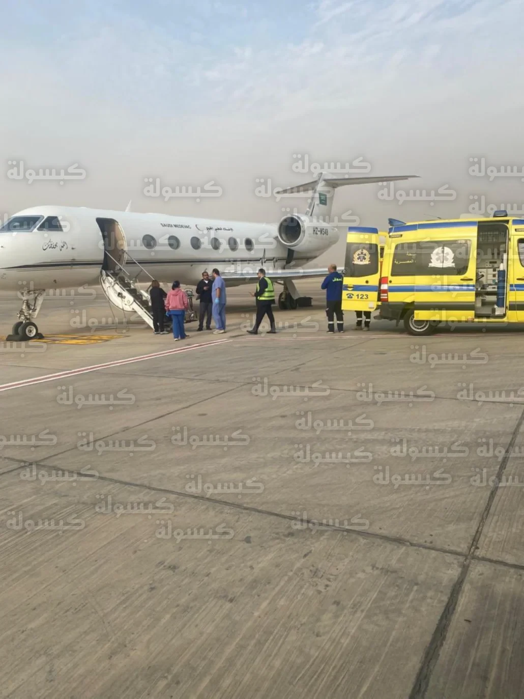 تنسيق سعودي مصري لنقل الحالات الحرجة عبر الإخلاء الطبي