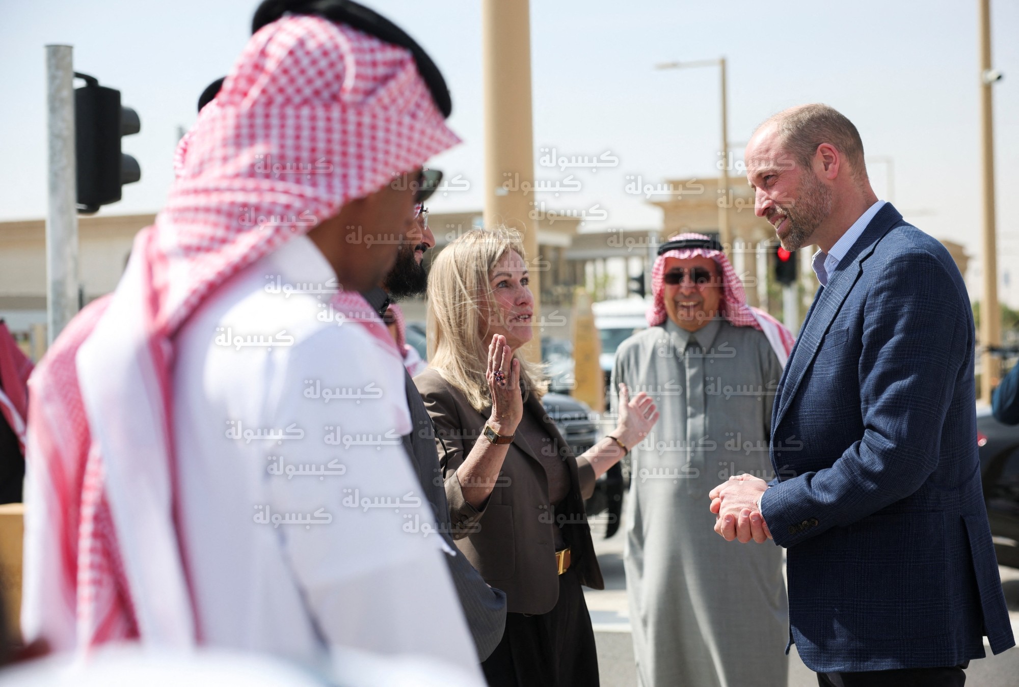 ولي عهد بريطانيا يطلع على مشاريع الرياض الكبرى