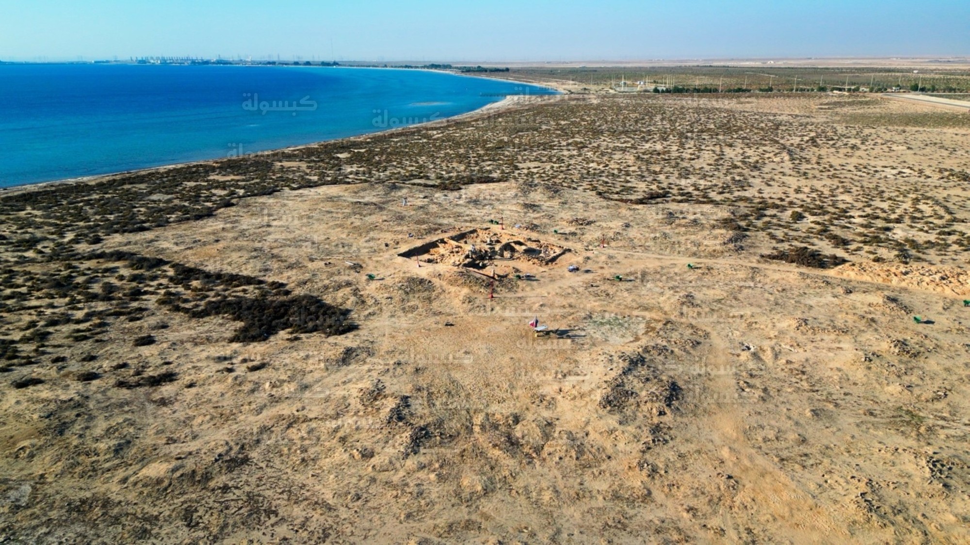 الوحدات المعمارية المكتشفة في مستوطنة رأس القرية