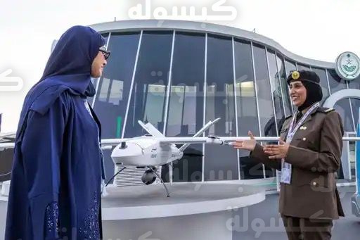 طائرة عساس حرس الحدود السعودي في معرض الدفاع العالمي 2026