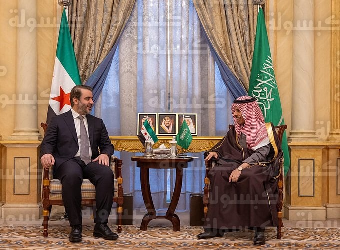 استقبال وزير الخارجية لنظيره السوري في الرياض 2026