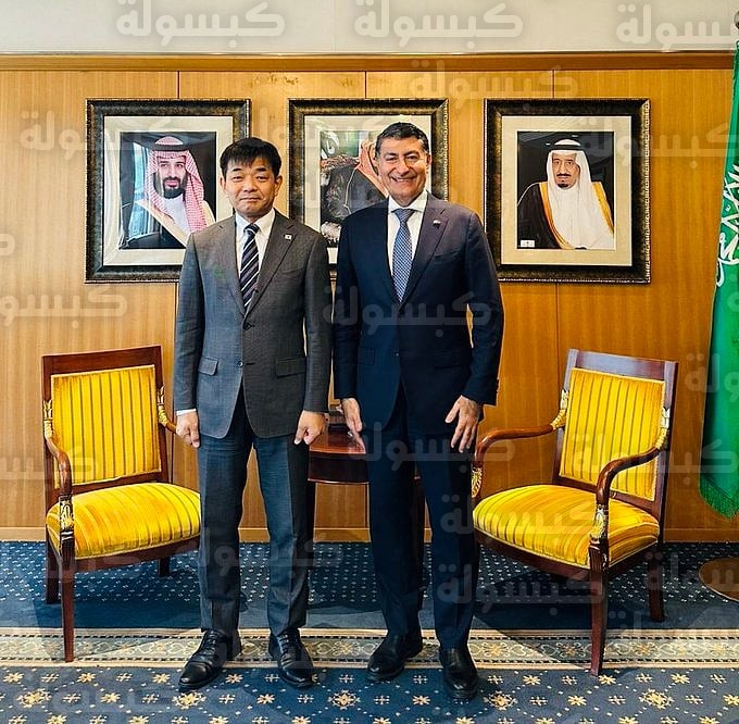 لقاء سفير المملكة في اليابان مع نائب وزير الاتصالات الياباني لعام 2026