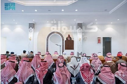 توافد المصلين لصلاة الاستسقاء في السعودية 2026