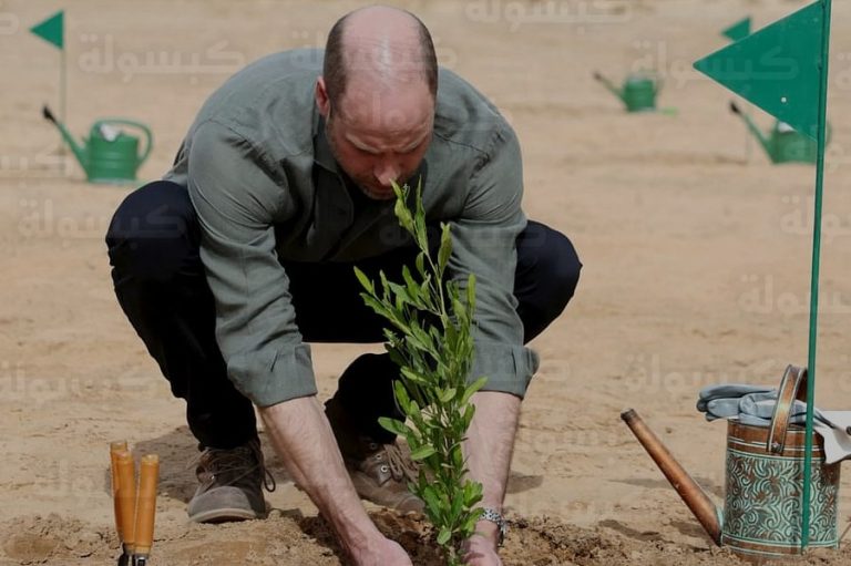 الأمير ويليام يبدأ زيارة تاريخية إلى العلا ويطلع على التنوع البيولوجي في محمية شرعان