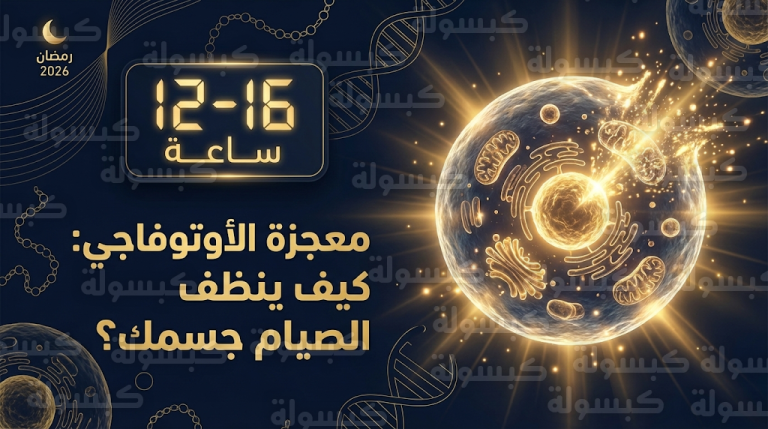آلية الأوتوفاجي تحول خلايا الصائمين إلى مكنسة ذكية لتنظيف الجسم من السموم والشيخوخة في رمضان 2026
