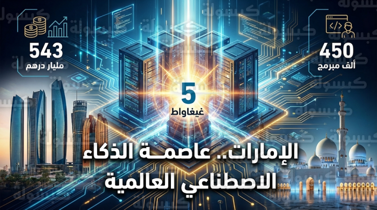 أبوظبي تحتضن أكبر مجمع للحوسبة الفائقة خارج أمريكا وتستهدف رقمنة الحكومة بالكامل بحلول عام 2027