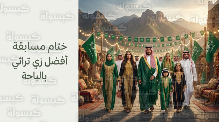 أجواء رمضانية وتراث عريق في ختام مسابقة أفضل زي تراثي بذكرى يوم التأسيس في منطقة الباحة