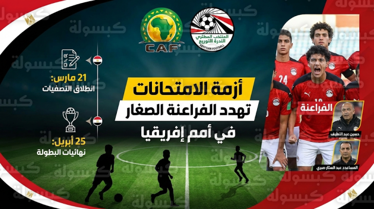 أزمة الامتحانات تلاحق منتخب مصر للناشئين قبل انطلاق منافسات كأس أمم إفريقيا 2026
