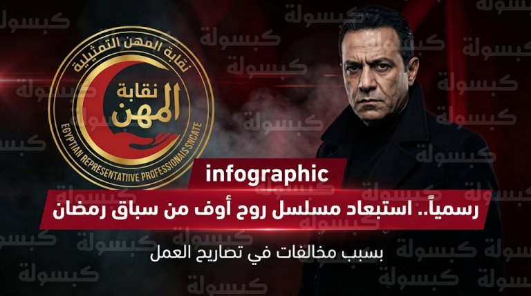 أزمة البلوجر تطيح بمسلسل روح أوف من العرض الرمضاني بقرار رسمي من نقابة الممثلين