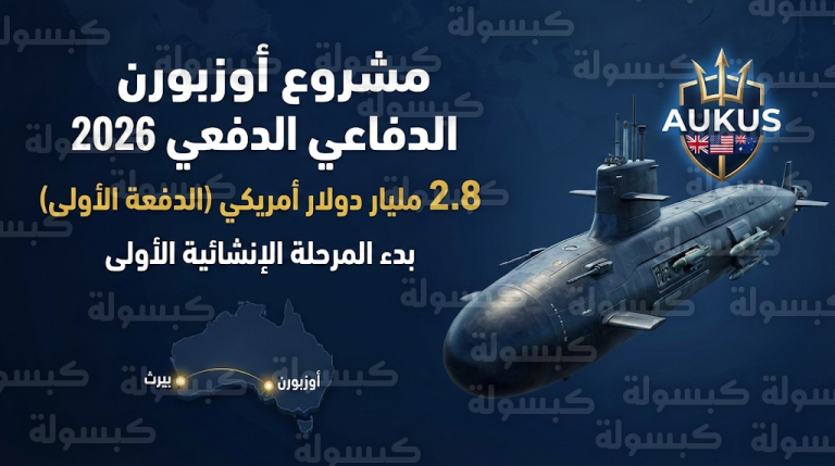 أستراليا تعلن بدء المرحلة الإنشائية الأولى لمنشأة أوزبورن الدفاعية وتخصيص 2.8 مليار دولار أمريكي لبناء غواصات نووية