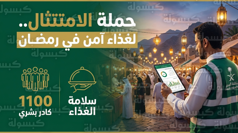 أمانة عسير تكثف استعداداتها لاستقبال شهر رمضان بإطلاق حملة الامتثال الرقابية بمشاركة 1100 كادر بشري