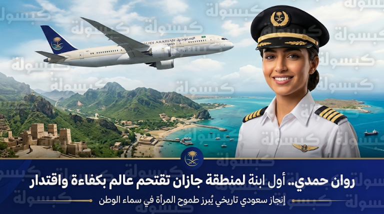 أمير جازان ونائبه يستقبلان الكابتن روان حمدي ويشيدان بطموح المرأة السعودية الذي يعانق السماء