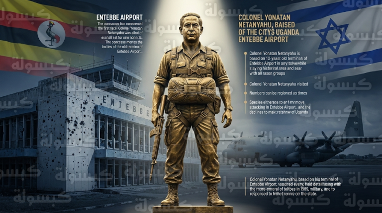 أوغندا تقرر إقامة تمثال تذكاري ليوناتان نتنياهو في قلب مطار عنتيبي تزامناً مع الذكرى الخمسين للعملية العسكرية