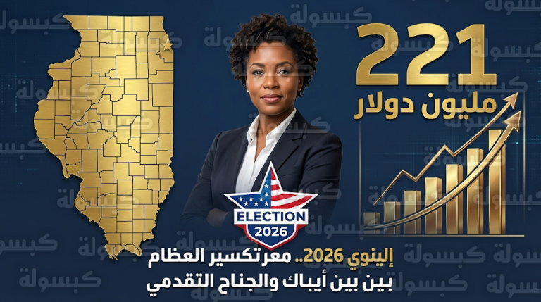 أيباك تواجه اختباراً مصيرياً لنفوذها في انتخابات إلينوي التمهيدية 2026 بعد انتكاسة نيوجيرسي