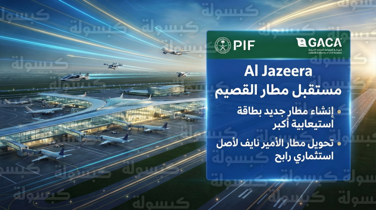 إعلان مرتقب لإنشاء مطار أكبر في منطقة القصيم يواكب النمو الاقتصادي المتسارع وتطلعات رؤية 2030