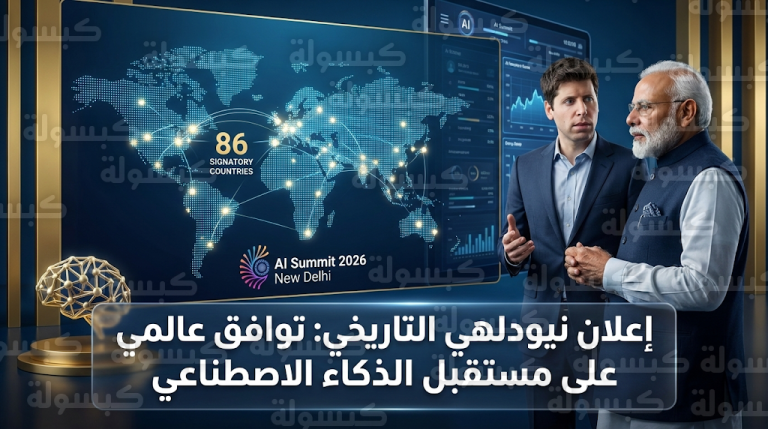 إعلان نيودلهي 2026 يجمع 86 دولة ومنظمتين دوليتين لضمان تطوير ذكاء اصطناعي آمن وموثوق