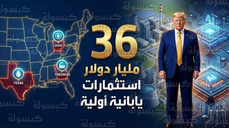 اتفاق تجاري أمريكي ياباني لتدشين أكبر محطة طاقة غازية بالعالم ودعم استقلال أشباه الموصلات عن الصين