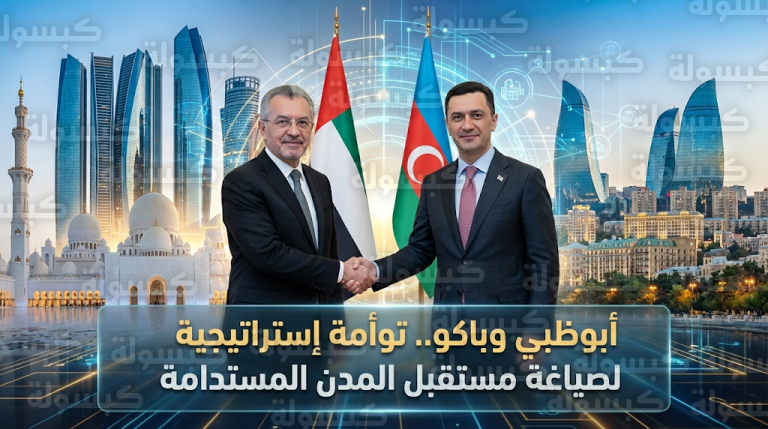 اتفاقية توأمة بين أبوظبي وباكو تستهدف زيادة الناتج المحلي لدولة الإمارات بنحو 680 مليون دولار