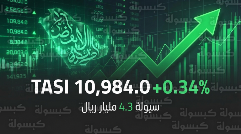 ارتفاع مؤشر تاسي السعودي بنهاية تداولات الاثنين 23 فبراير رغم تراجع أسهم 202 شركة