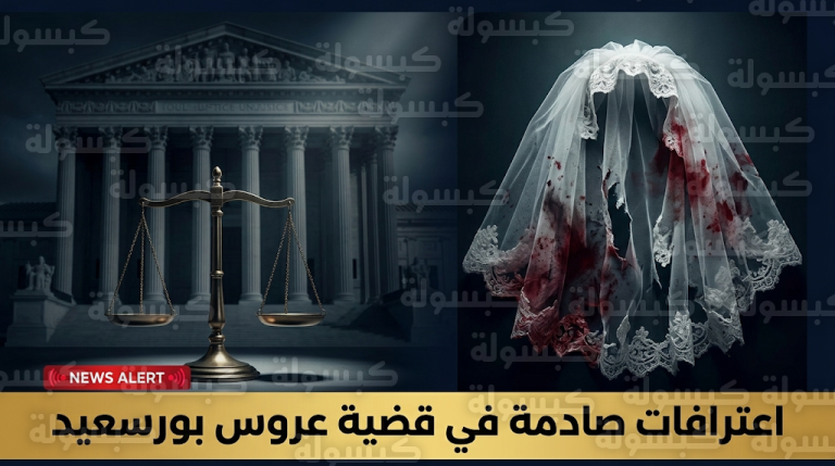 اعترافات تفصيلية للمتهمة بإنهاء حياة عروس بورسعيد خنقاً بسبب خلاف عائلي على مساحة السكن