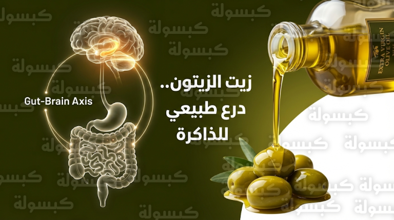 اكتشاف علمي يربط بين بكتيريا الأمعاء وصحة الدماغ.. زيت الزيتون البكر الممتاز سلاح طبيعي لمواجهة الشيخوخة الذهنية