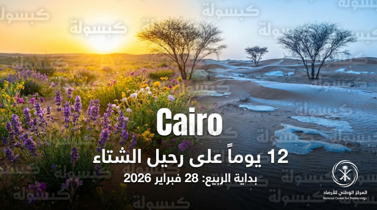 الأرصاد السعودية تعلن بدء العد التنازلي لرحيل فصل الشتاء وتكشف ملامح المرحلة الانتقالية نحو الربيع