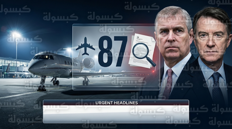 الأمن البريطاني يفحص 87 رحلة مشبوهة لشبكة إبستين ويراجع علاقة الأمير أندرو وبيتر ماندلسون بالملف