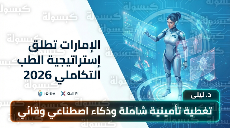 الإمارات تعتمد رسمياً إستراتيجية الطب التكاملي وتطلق “د. ليلى” كأول طبيب افتراضي بالذكاء الاصطناعي